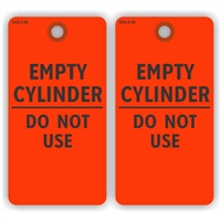 EMPTY CYLINDER - DO NOT USE, 5.75" x 3", Red Paper,2 Sided, Plain, Pack of 100