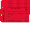<!040>Inventory, 1-Ply w/Tear off numbered Stub, Red, 2 Sided, Box of 500, Plain, Sequence per factory