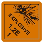 Explosive 1.2E1, 4" x 4", Paper, Roll of 500