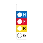 HFRPE,  2-7/8" x 7/8", Paper, Dispenser Box of 500