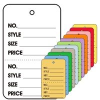 Lg. Coupon, "No, Style, Sz, Prc", w/Tear Off Stub, Plain