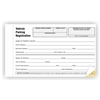 Vehicle Parking Registration Form, 2-Part Carbonless - 9.38" x 5.75", 50/Pack