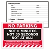 NO PARKING,…Not at All!, 8" x 5", Peel to Remove, 50 per Pack