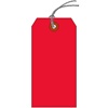 <!020>Shipping Tag, Hvy. Wt., Red, Sz #10, Pack of 100, Looped String