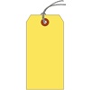 <!020>Shipping Tag, Hvy. Wt., Yellow, Sz #10, Pack of 100, Looped String