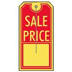 "Sale Price", 5-1/4" x 2-5/8", Yellow, Slit, Box of 1000 (10/Case)