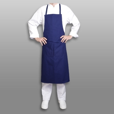 Girofle bib apron blue 100% cotton