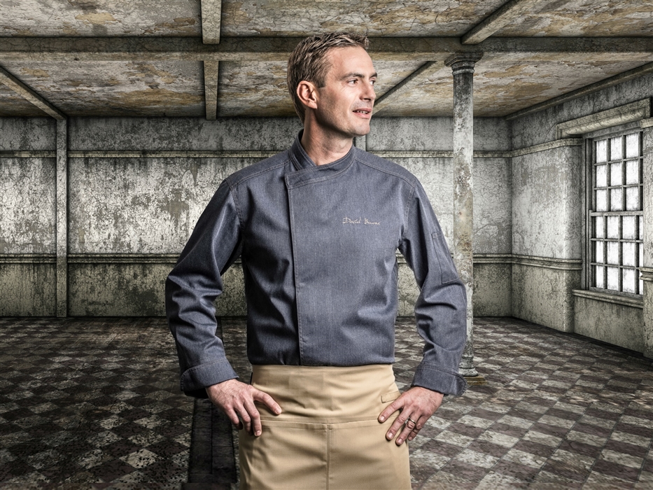 Murano classic Chef jacket denim look