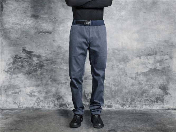 Sirocco men fitted Chef Pant in denim look with I-BELT