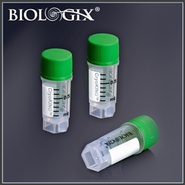 CryoKING Cryogenic Vials -- 0.5ml, with Green Caps  #88-6052