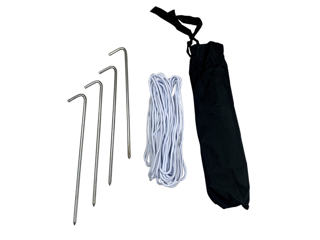Popup Canopy Nylon Cords and Stake (Set of 4)