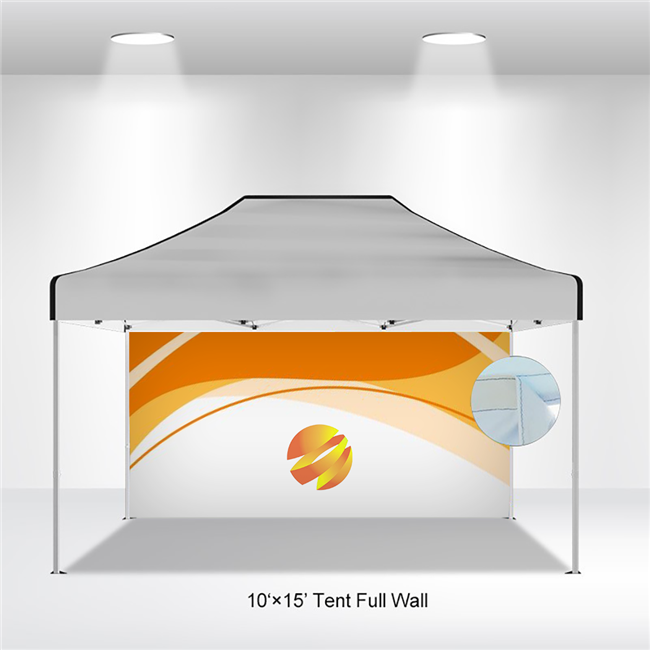 10x15 VENDOR TENT BACKWALL- FULL COLOR CUSTOM PRINTED