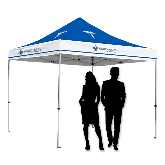 10x10 VENDOR TENT - FULL COLOR CUSTOM PRINTED - FAST SHIP