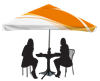 CUSTOM PRINTED RESTAURANT UMBRELLA