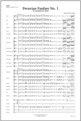 Gervasoni, Peruvian Fanfare No. 1