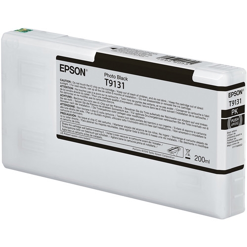 Epson T9131 UltraChrome HDX Photo Black Ink Cartridge