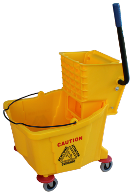 SIDE PRESS MOP BUCKET & WRINGER Combination Set - ALTERNATE PRODUCT  -VERY SIMILAR TO OUR BWC32QT BUT FROM A DIFFERENT SUPPLIER