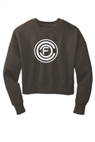 ICON - Womenâ€™s Perfect Weight Fleece Cropped Crew
