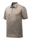 Mens Electric Heather Polo