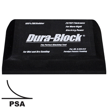 Dura-Block Black 1/3" x 5 1/2" Long, Stickit Sanding Block