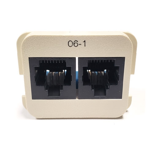 AMP 555606-1 Dual Insert 10BASET Connector