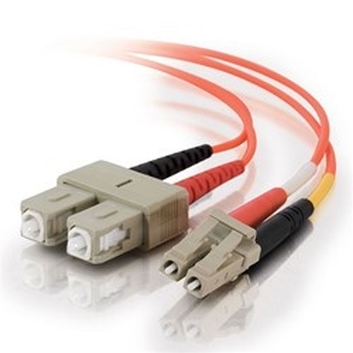 810-L32-026HK Legrand Fiber Optic Jumper Patch Cable, SC to LC Duplex 62.5&micro;m Multimode PVC - 8 Meters (26.25')