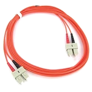 810-332-006 Quiktron Legrand Fiber Optic Jumper Cable, SC to SC Duplex 62.5&micro;m Multimode PVC - 2 Meters (6.56')