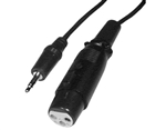 Calrad 10-144 Female XLR to 3.5mm Mono Plug 6' Long