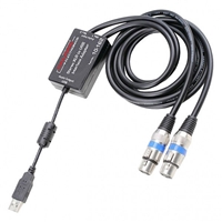 USB Interface Adapter to XLR - Calrad 10-162