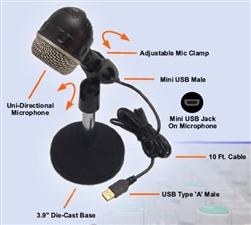 Calrad 10-37 USB Podcasting Microphone