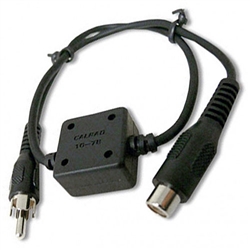 Calrad 10-78-RCA Audio Isolation Transformer, RCA Male to Female  600-OHM TO 600-OHM