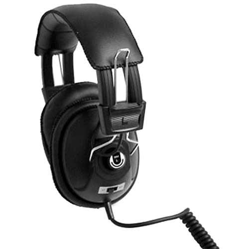 Calrad 15-135-RA Stereo Headphones M/S with Right Angle Plug