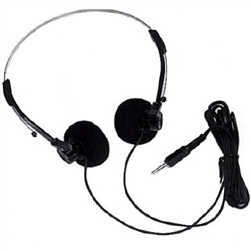 Calrad 15-145A-RT Mini Stereo Headphones (right angle plug/includes 3.5mm to 1/4" adapter 35-550/includes extra ear pads)