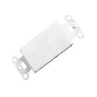 Calrad 28-114-IV Blank Plastic Insert Ivory