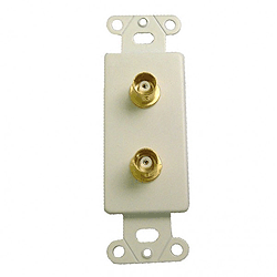 Calrad 28-126 Gold Plated Dual 50 ohm BNC Female Jacks