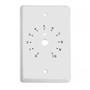 Calrad 28-140-W White Wall Plate