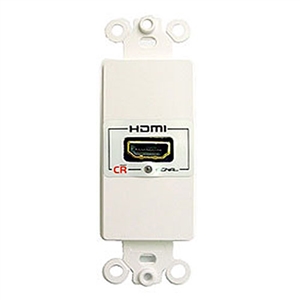 Calrad 28-166-LP HDMI to HDMI Single Feed-Thru Decora Low-Profile Wall Plate replaces Calrad 28-166