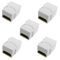HDMI Keystone Insert, Feed Thru, 5 pieces | Calrad Electronics 28-166K-5
