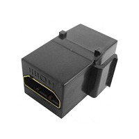 HDMI Keystone Insert, Feed Thru, Black | Calrad Electronics 28-166K-BK