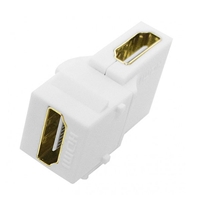 HDMI Keystone Right Angle Insert, Feed Thru | Calrad Electronics 28-166K-RT