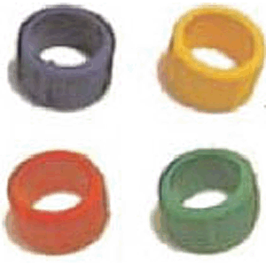 Yellow Rubber ID Band for Audio and Video Connectors | Calrad Electronics 30-289-YL