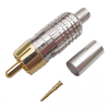 Calrad 30-294-RG59 75 ohm RCA Video Plug Crimp-On for RG59