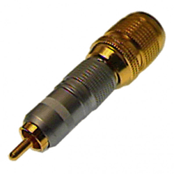 Calrad 30-299-8218 75 ohm RCA Video Plug Solder Version for Belden Style 8218