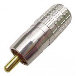 Calrad 30-299-RG-6 75 ohm RCA Video Plug Solder Version for RG6