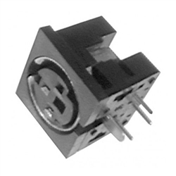 Calrad 30-321 3 Pin Mini Female DIN Connector