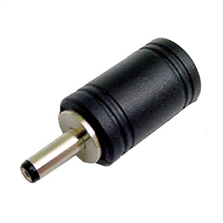 Calrad 30-341 Coax Power Plug Converter 1.3mm plug to 2.5mm jack - Plastic body