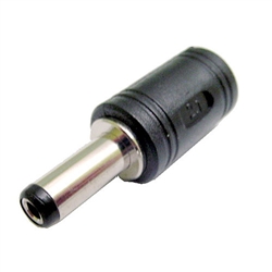 Calrad 30-344 Coax Power Plug Converter 2.5mm plug to 2.5mm jack - Plastic body