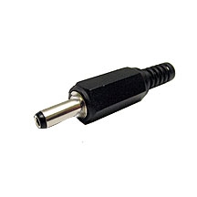 Calrad 30-372-P 1.3mm I.D. Coax Plug w/ Strain Relief Plastic