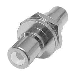 RCA Feed Thru Jack, 1/2", White Insert | Calrad Electronics 30-410