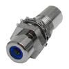 RCA Feed Thru Jack, 3/8", Nickel Plated, Blue Insert | Calrad Electronics 30-410-3/8-BU